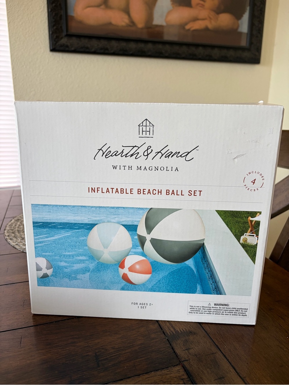 Magnolia Inflatable Beach Ball Set